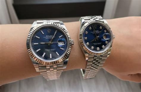 rolex wrist sizes.